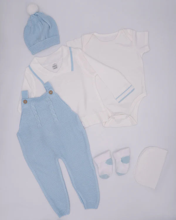 Set de Primer Dia en Hilo Antialérgico Para Bebes RN