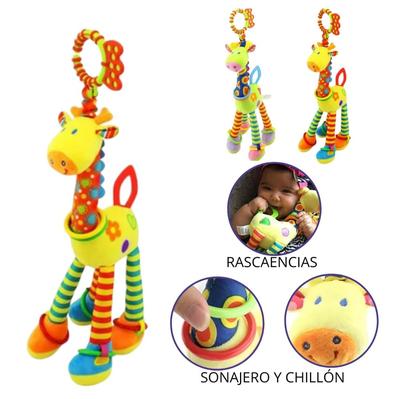 Sonajero Jirafa y Rasca Encías Para Bebé