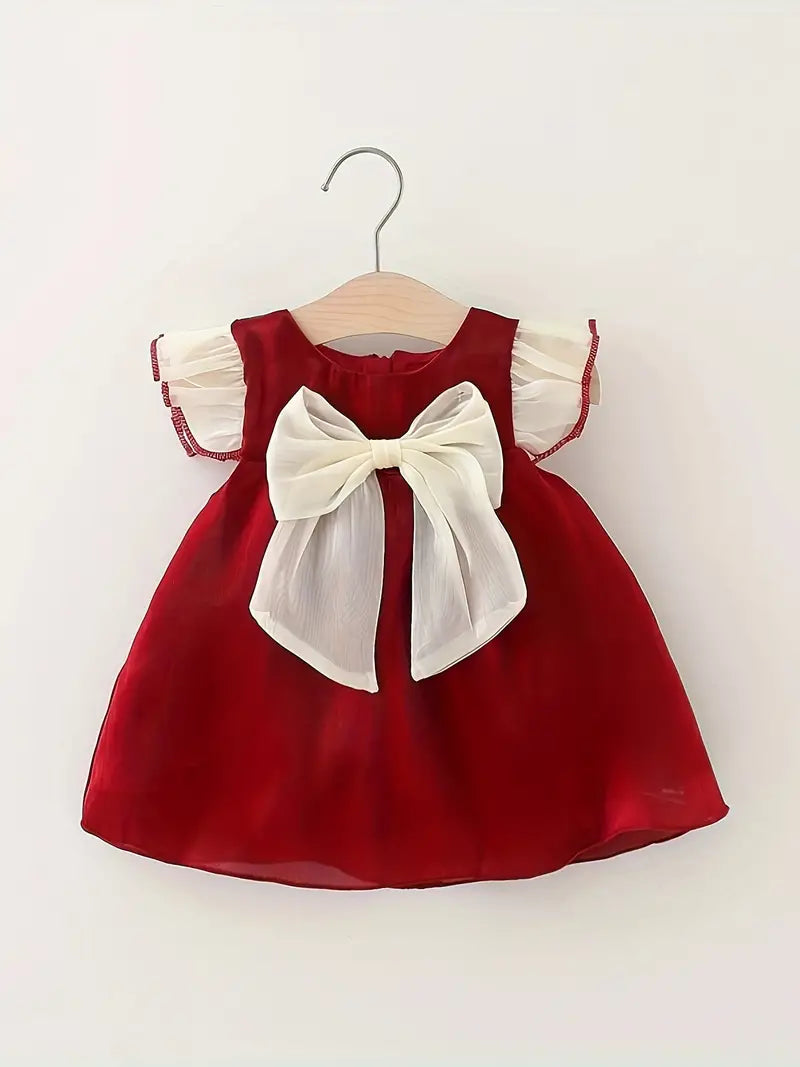 Vestido Coquette Rojo Brillante