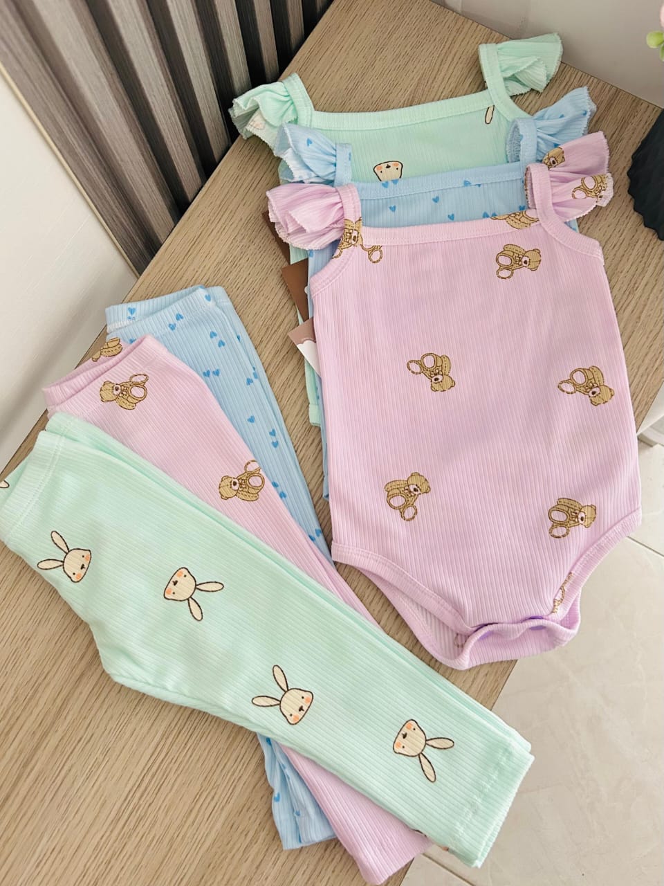 Set x 3 Body y Leggins-Variedad de Diseños