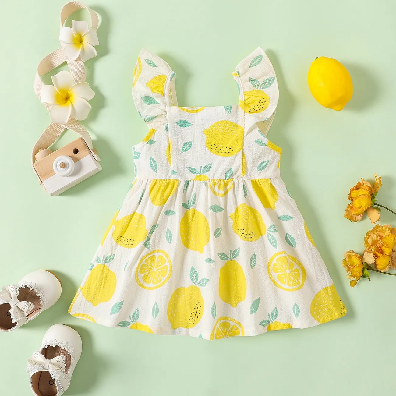 Vestido de Naranjas Amarillo