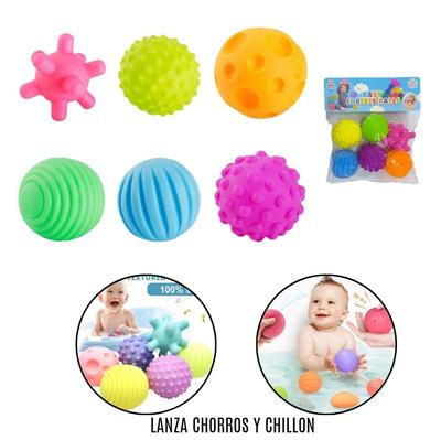 Juego de Chillones con texturas con Variedad de Colores