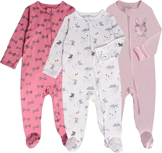 Pijamas Enterizas en Algodón con Cierre