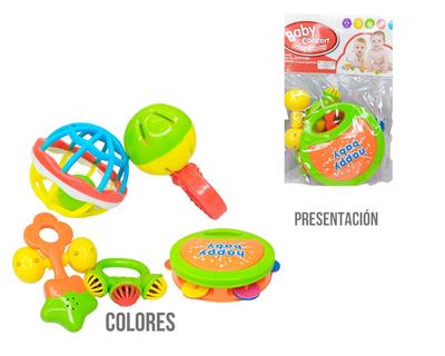 Bolsa de Sonajeros Coloridos Para Bebé