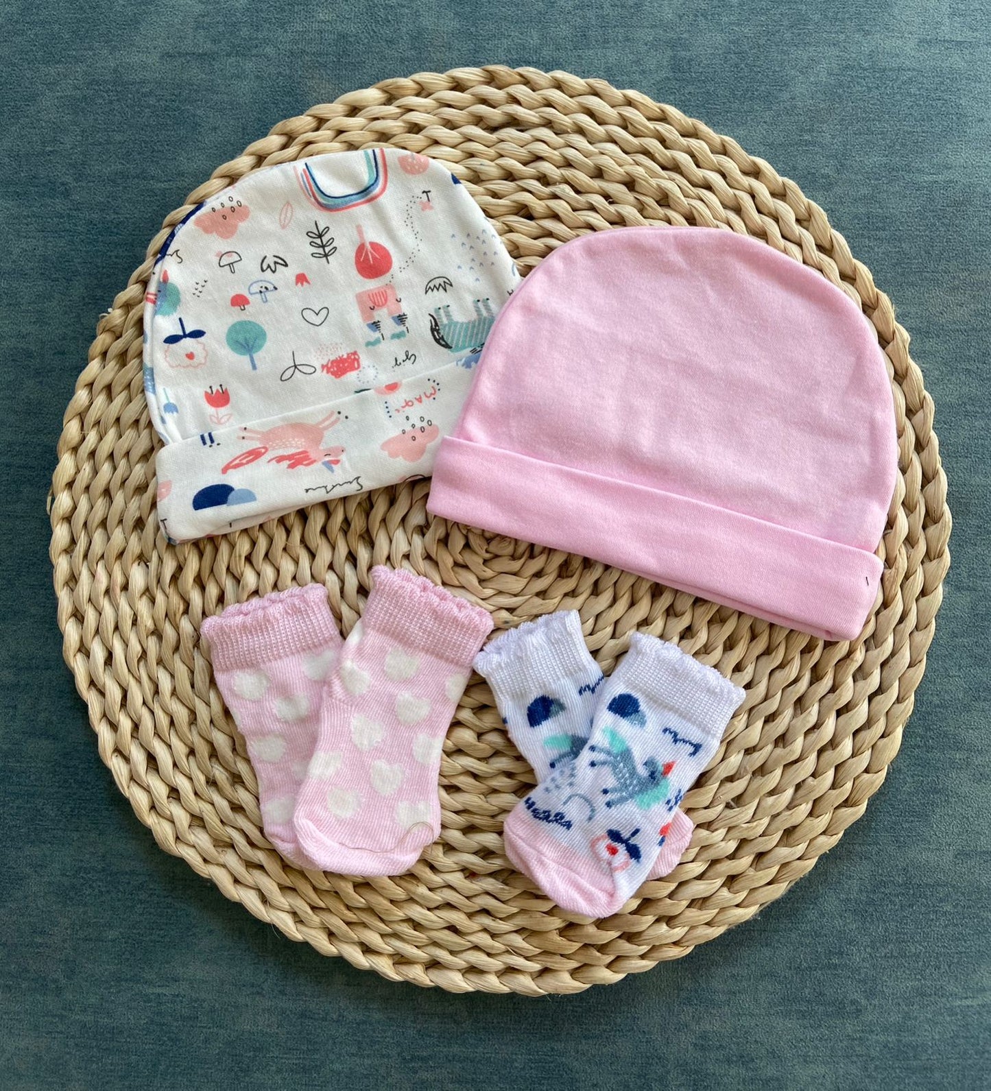 Setx1 De Gorrito Y Media Para niña