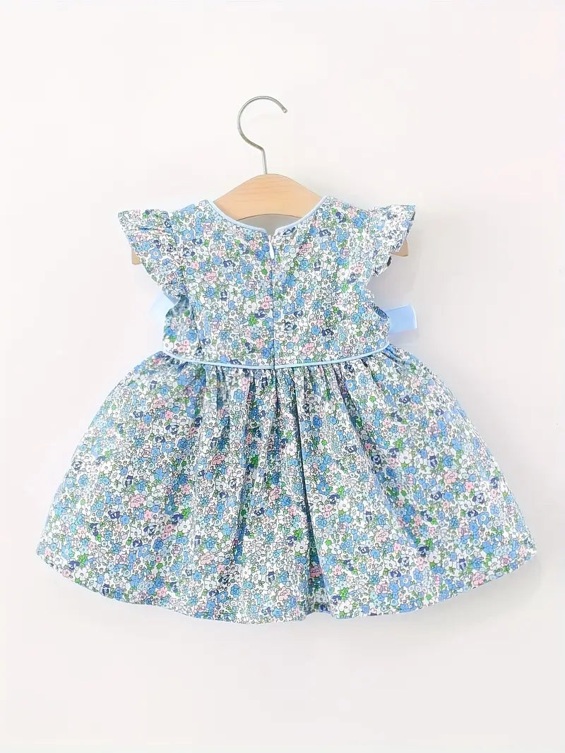 Vestido Floral Azul