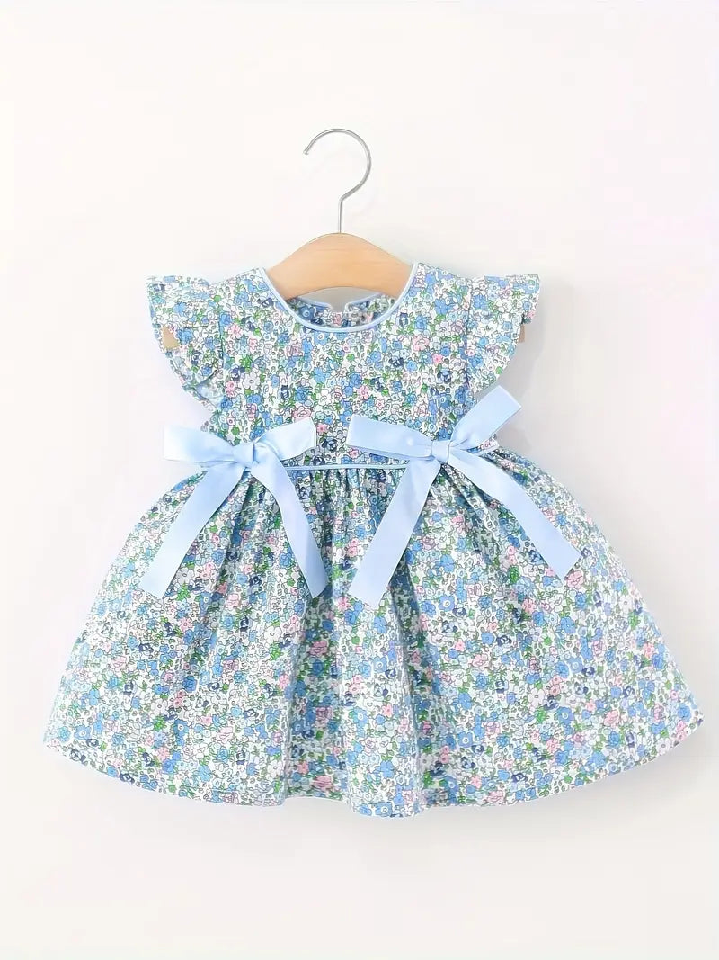 Vestido Floral Azul