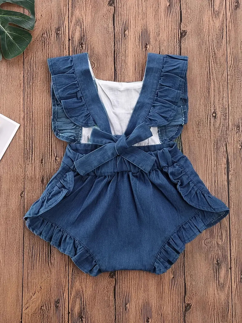 Asoleador Color Azul Para Bebé Niña