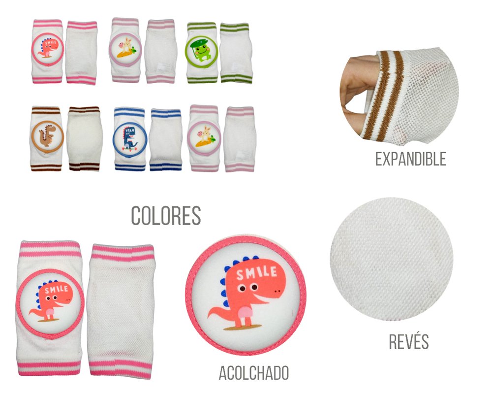 Rodillera Acolchada Para el Gateo del Bebé