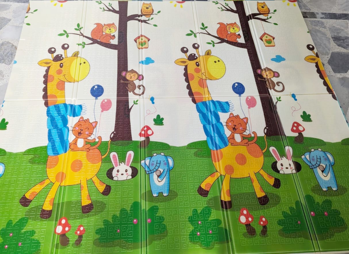 Tapete Plegable Extra Grande 180*200 para Gateo de Bebé