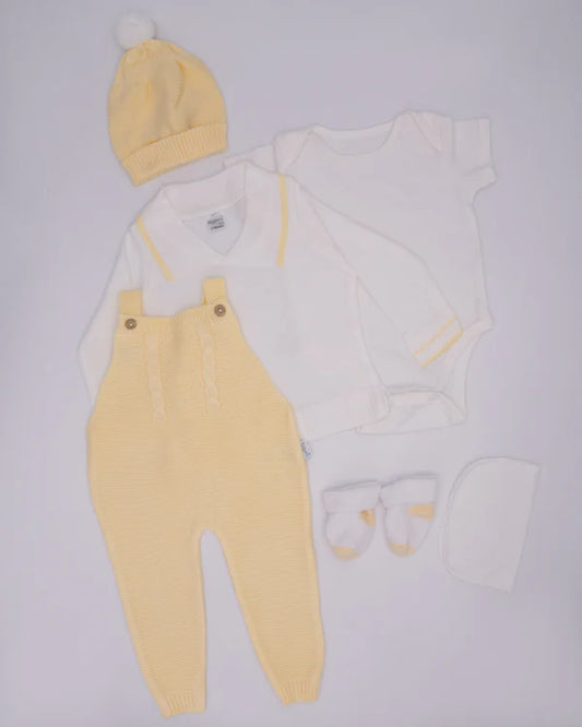 Set de Primer Dia en Hilo Antialérgico Para Bebes RN