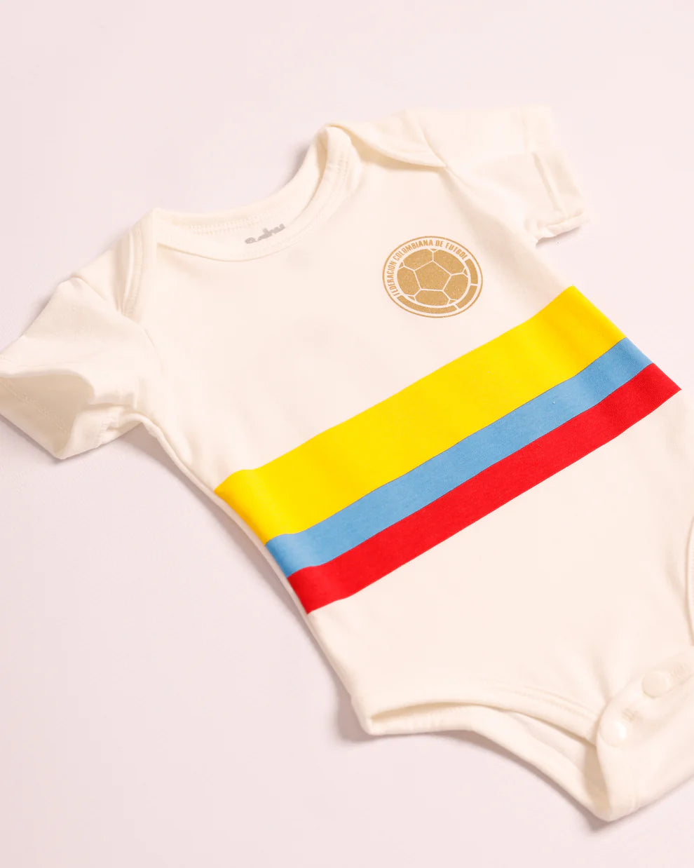 Mameluco o Body Beige De La Selección Colombia Para Bebé - Edición Especial