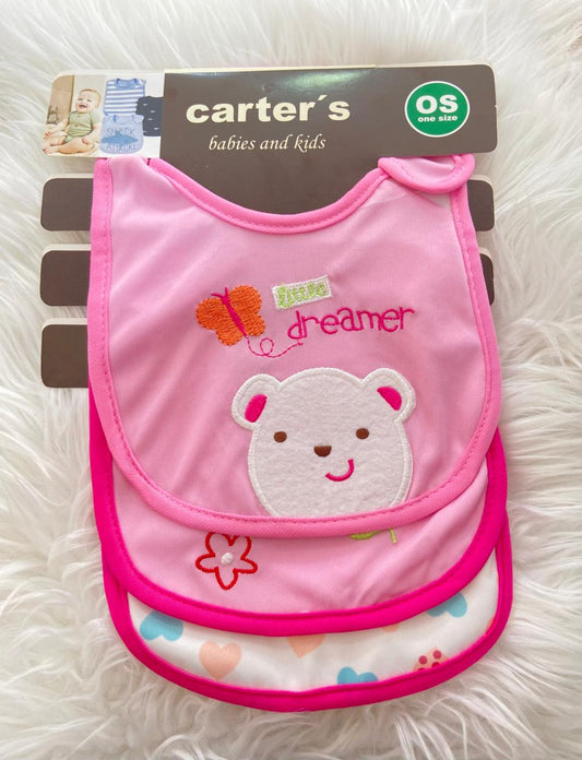 Set x 3 Baberos Para Bebé Niña Y Niño