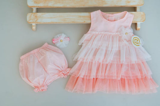 Vestido Rosado de Princesa