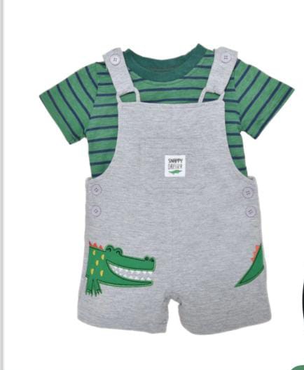 Braga Cocodrilo Verde con Gris Carter´s