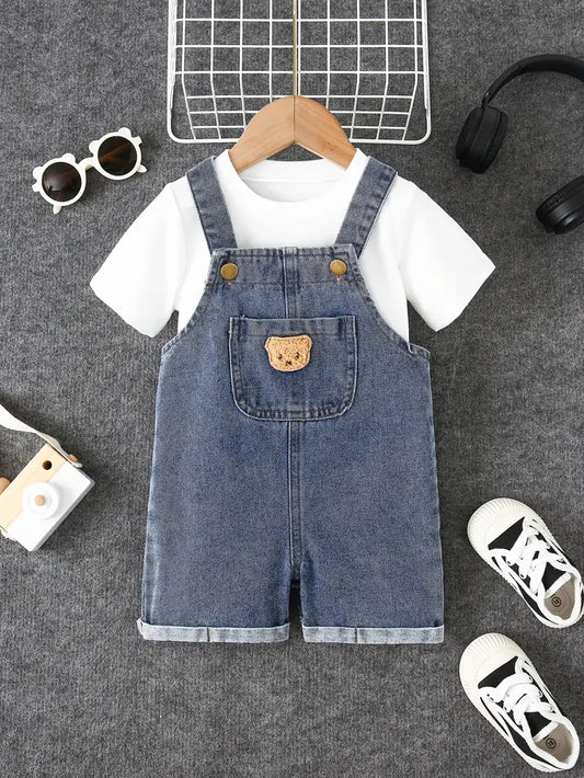 Braga Jeans Oso con Camisa Blanca