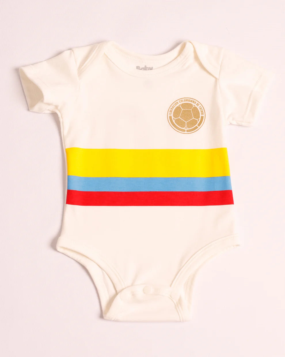 Mameluco o Body Beige De La Selección Colombia Para Bebé - Edición Especial