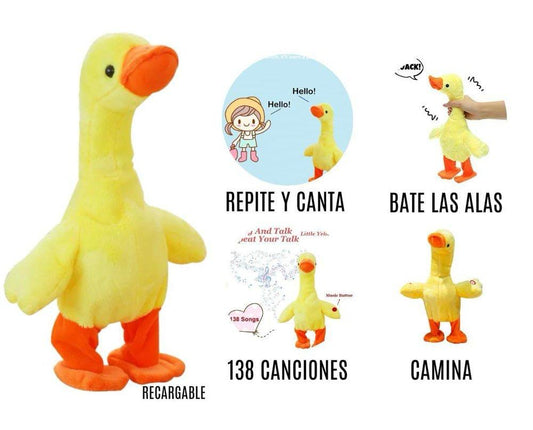 Pato Musical, Canta, Baila, Repite Voz Para Bebé