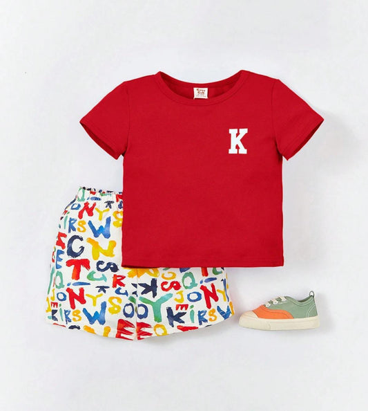 Conjunto Letras Rojo