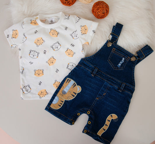 Braga Tigre Blanca con Jeans