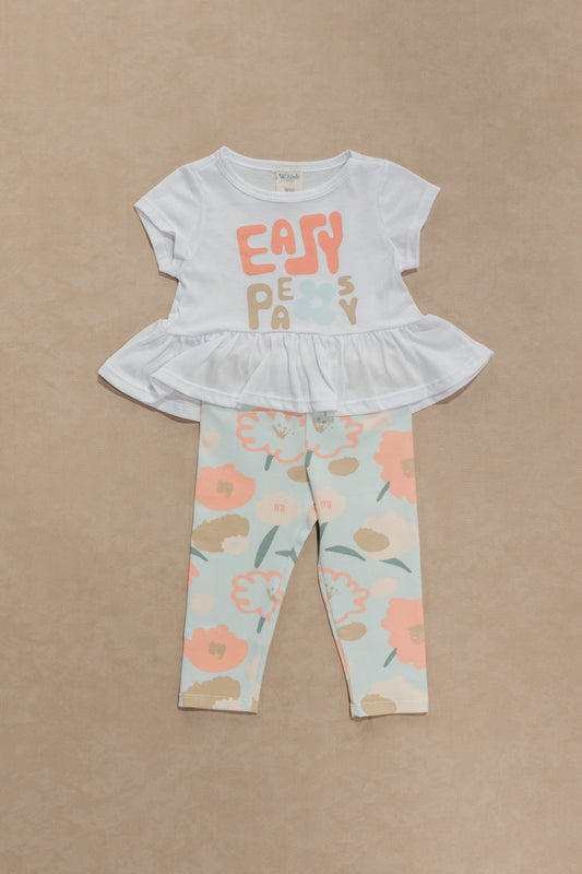 Conjunto Fresco Multiusos Blanco con Verde
