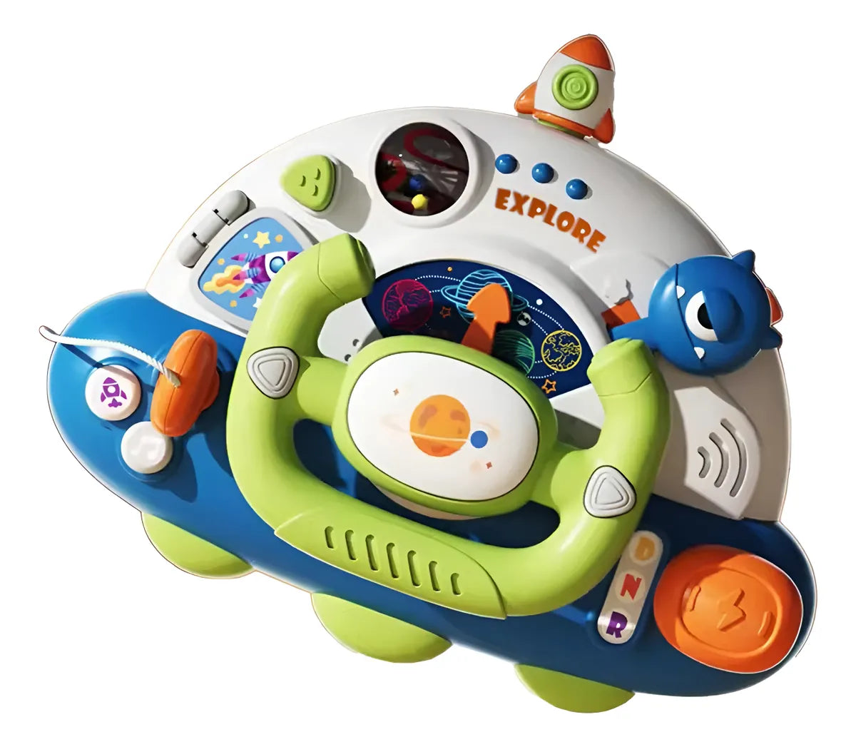 Juguete De Volante Interactivo Duradero Para Niños Con Luces