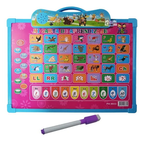 Tablero Musical y Borrable Para Bebé