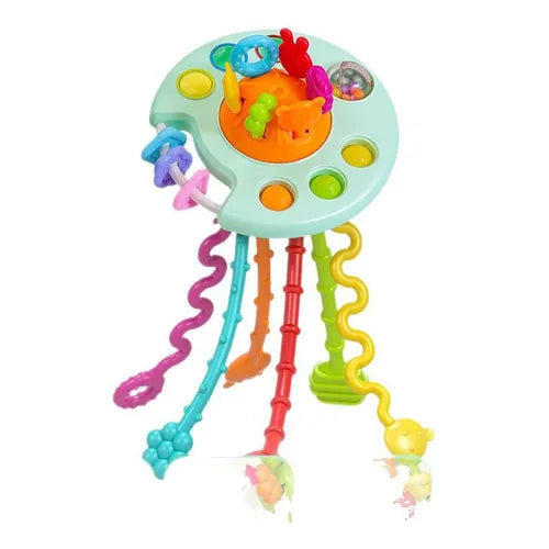 Juego Montessori y Texturas  Para Bebé en Beige
