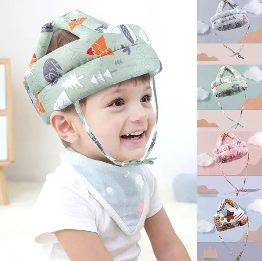 Gorro Casco Protector De Golpes Cabeza Para Bebés