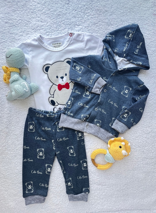 Conjunto Chaqueta Azul de Oso