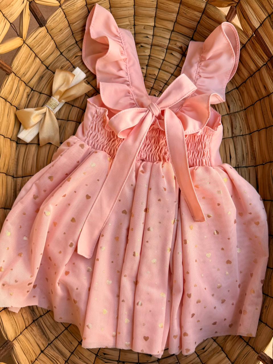 Vestido Tutu Curuba Rosa Para Bebé Niña