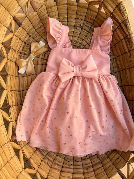 Vestido Tutu Curuba Rosa Para Bebé Niña