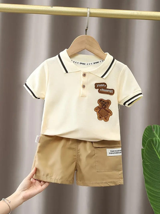 Conjunto Oso Beige con Marron