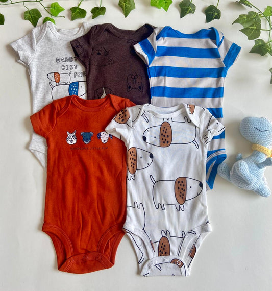 Set x 5 Body Animalitos Carter´s