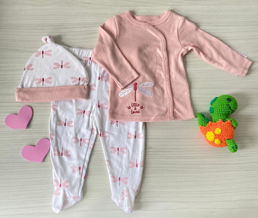 Conjunto multiusos Rosado Con Gorro