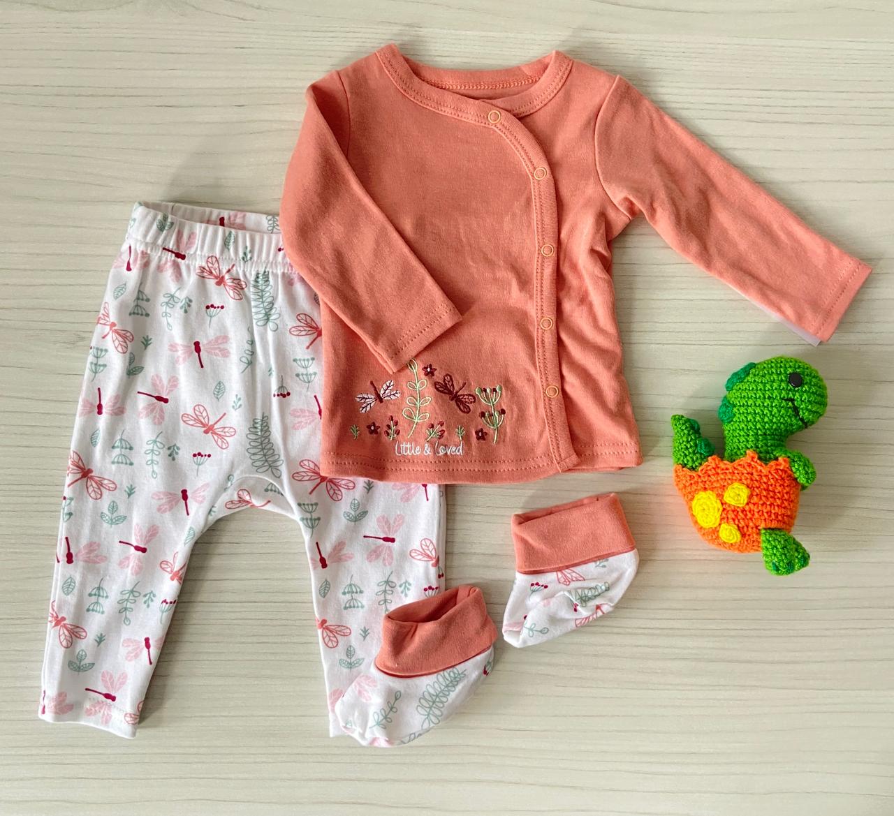 Conjunto multiusos Salmon Con Boticas