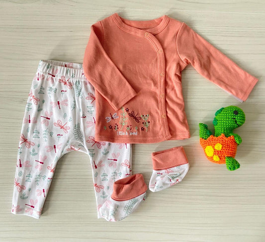 Conjunto multiusos Salmon Con Boticas