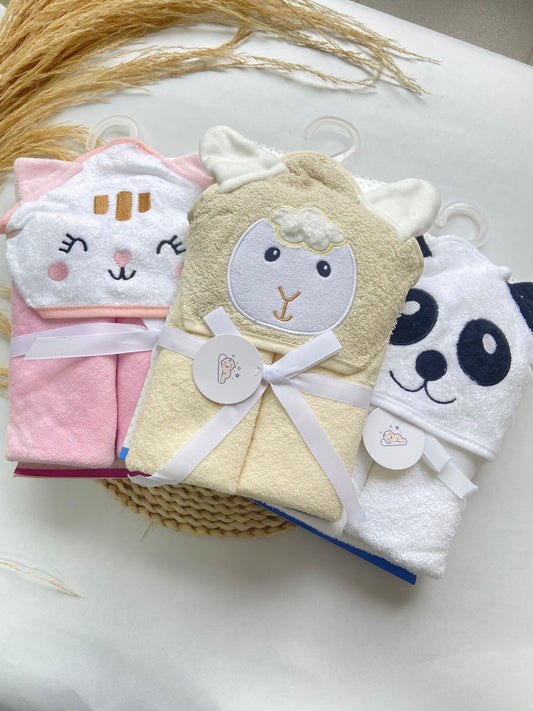 Toalla Con Capota Para Bebés - Variedad De Diseños