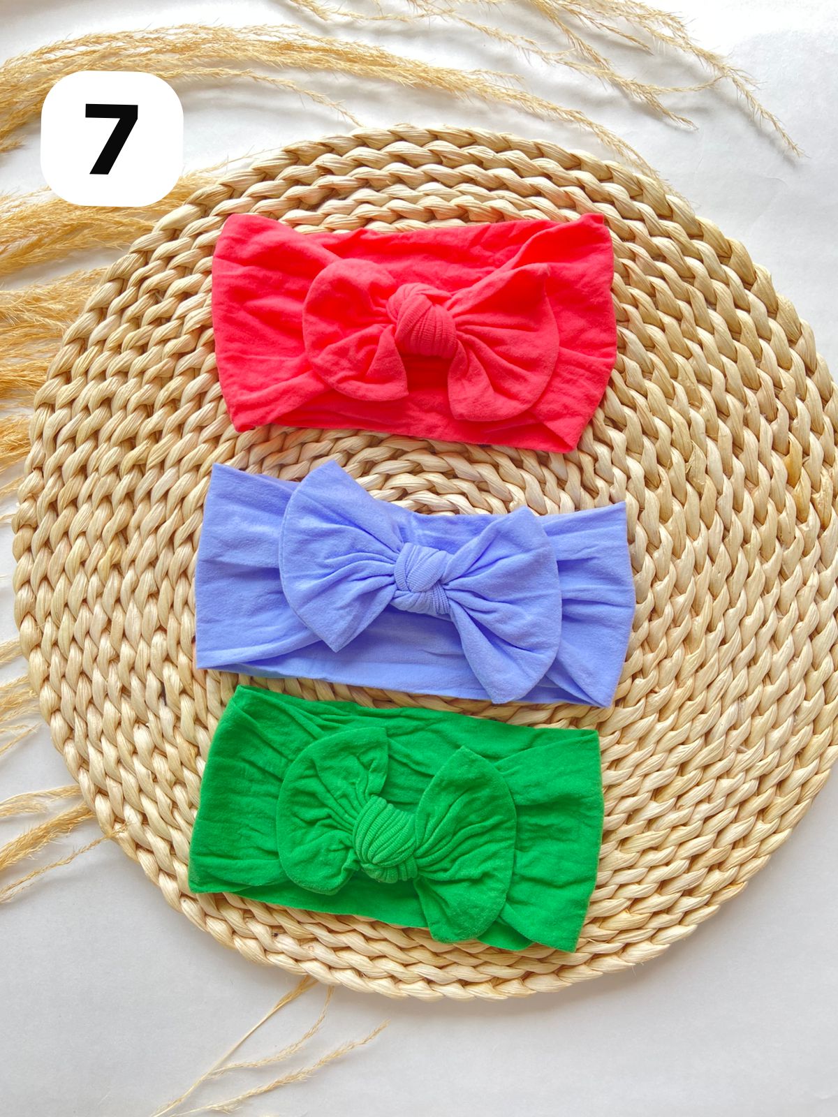 Diademas Suaves y Cómodas Set x3 Para Bebé  Niña-Variedad Colores