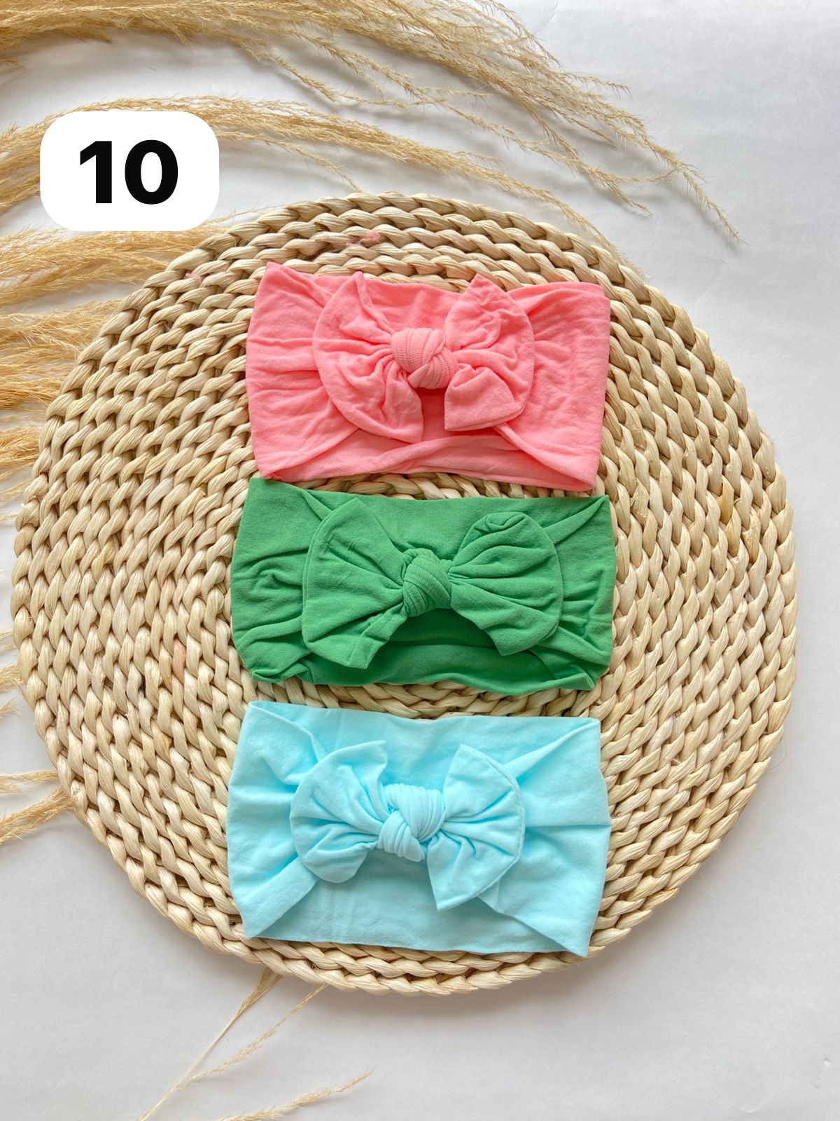 Diademas Suaves y Cómodas Set x3 Para Bebé  Niña-Variedad Colores
