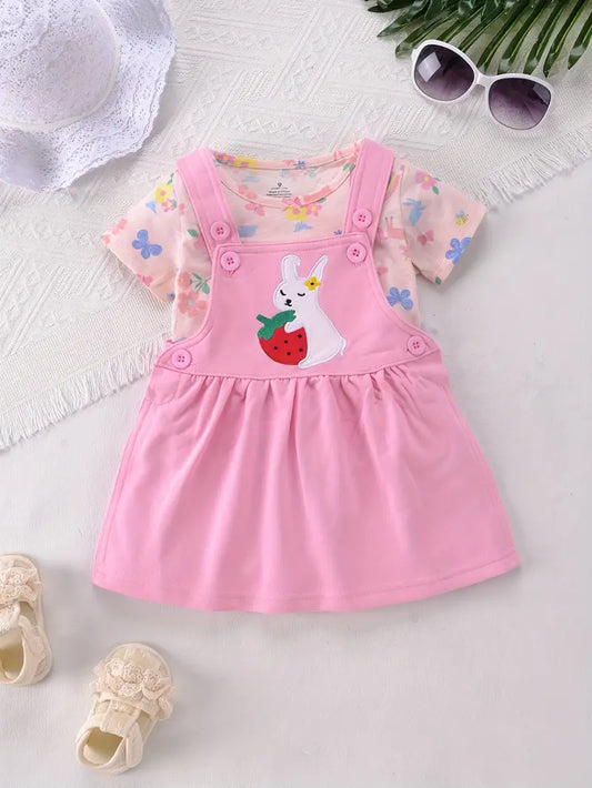 Vestido 2 Piezas Rosado
