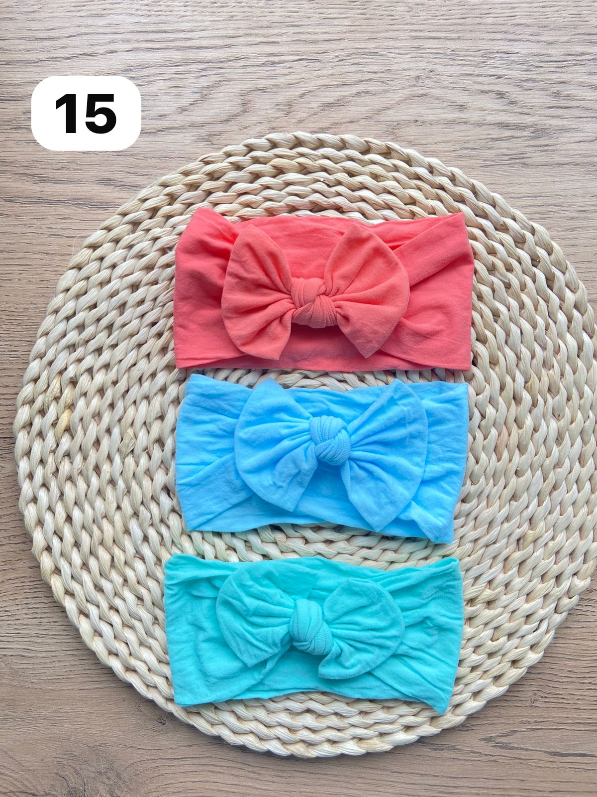 Diademas Suaves y Cómodas Set x3 Para Bebé  Niña-Variedad Colores