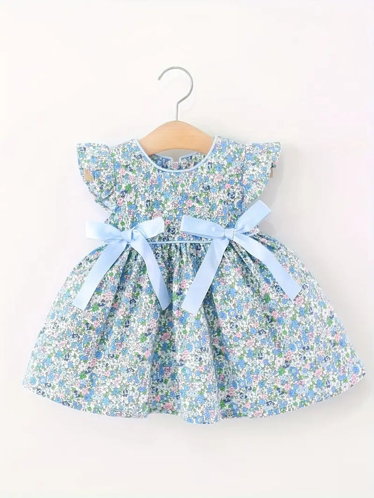 Vestido Floral Azul