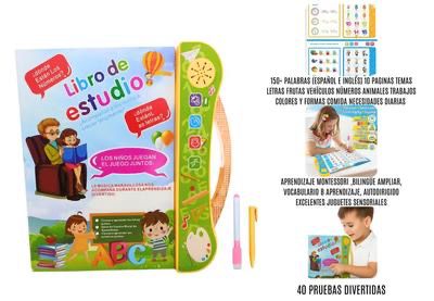 Libro Didáctico y Aprendizaje en Ingles y Español Con Sonido