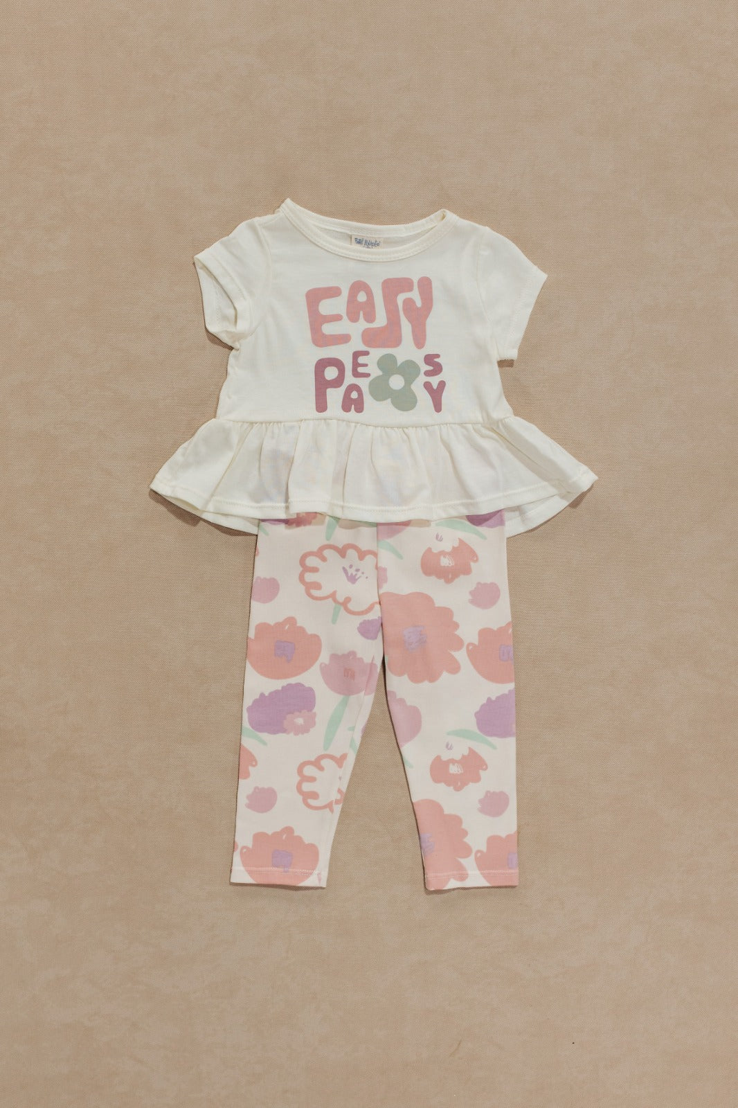 Conjunto Fresco Multiusos Blanco con Flores